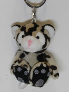 Obrázek z Klíčenka sněžný leopard plyš 6cm(12) 